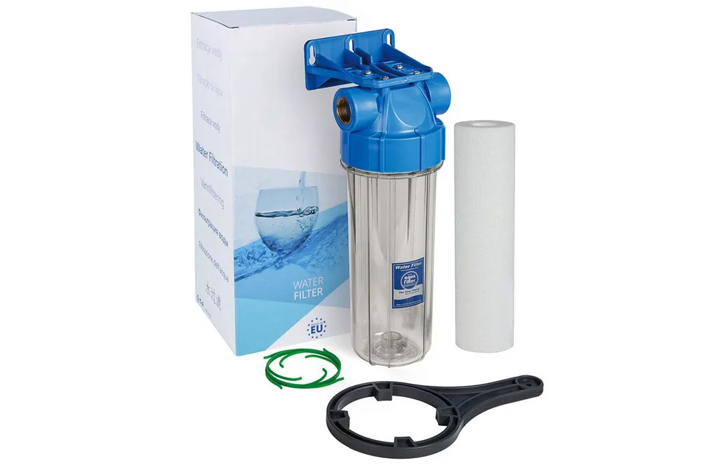 Двоелементна прозора колба для хол.води Aquafilter FHPR12-B1-AQ 1/2"