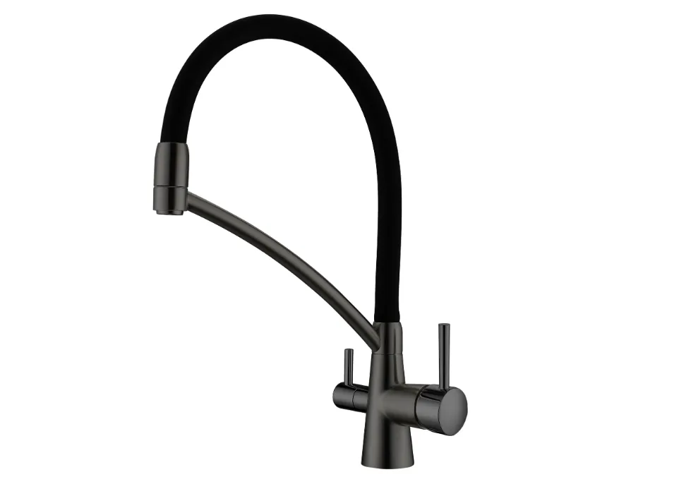 Трьохпозиційний змішувач Fabiano FKM 3110 Black Steel