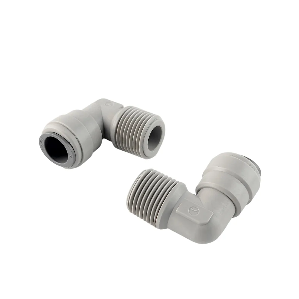 Фітинг кутовий 1/2"-1/2" (трубка-різьба зовнішня)