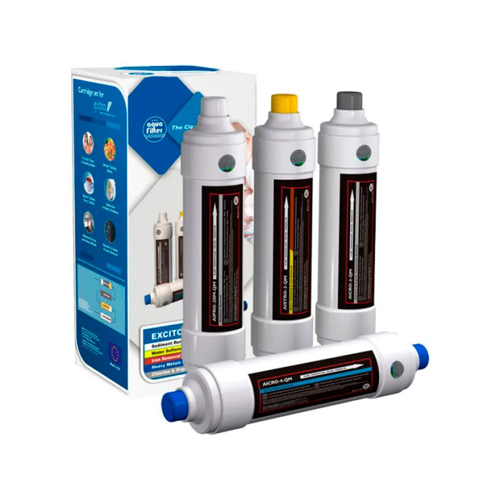 Комплект картриджів для проточного фільтру Aquafilter EXCITO-B-CLR-CRT