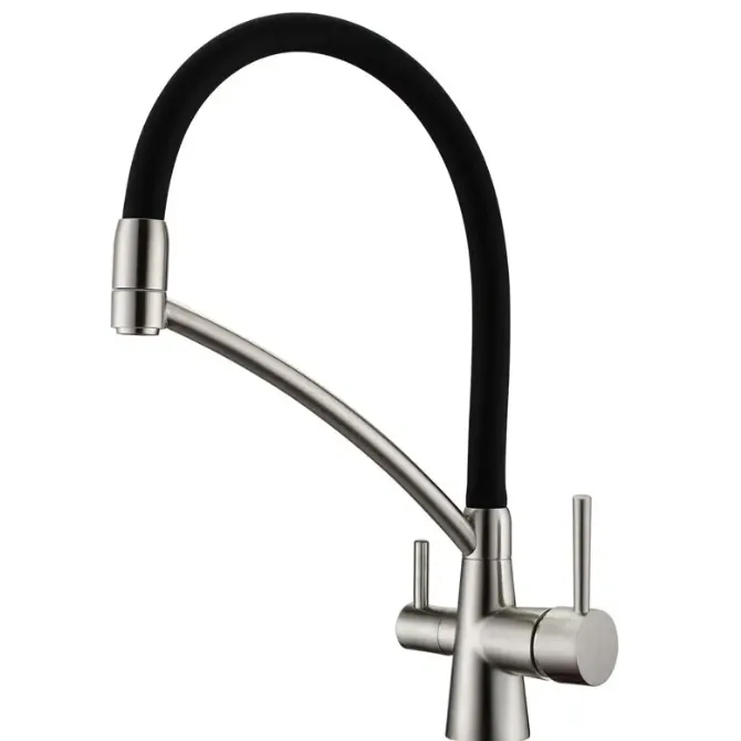 Трьохпозиційний змішувач Fabiano FKM 3110 Inox Black